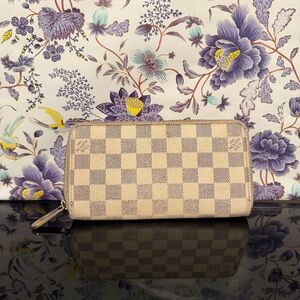 Authentic Louis Vuitton Damier Azur Wallet